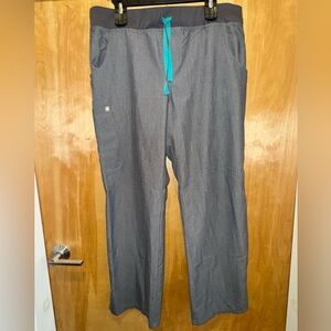 Figs scrub pants gray large